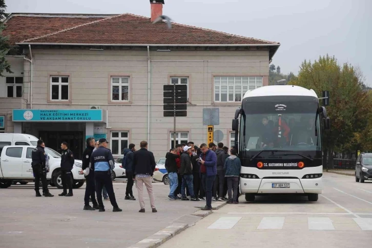 Kastamonuspor taraftarlarının Galatasaray heyecanı
