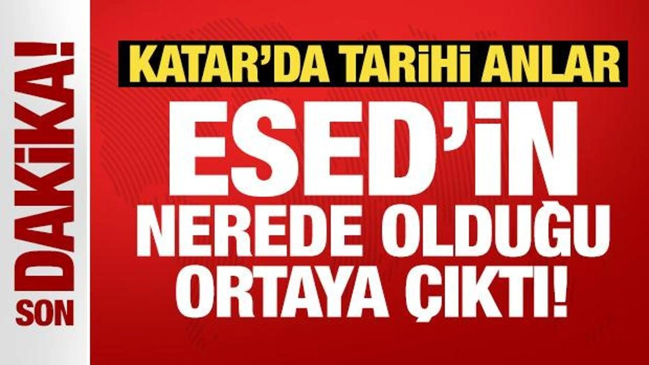 Katar'daki buluşmada Esed'in nerede olduğu ortaya çıktı!