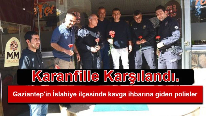 Kavga ihbarına giden polisler bakın neyle karşılaştı