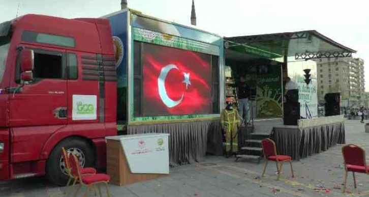 Kayseri doğa konusunda ’Yeşil Vatan Tırı’ ile bilinçlendi