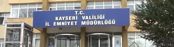 Kayseri Emniyet Müdürlüğünde acı olay
