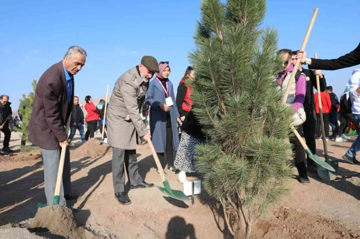 Kayseri’nin Denizi Kuşçu’da, ağaç dikme etkinliği gerçekleştirildi
