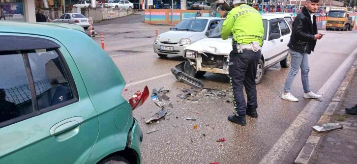 Kaza anı kameralara yansıdı
