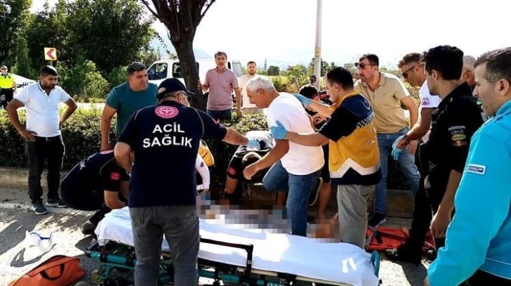 Kaza yapan çocuğun ’Baba seni istiyorum’ diye ağlaması yürekleri sızlattı
