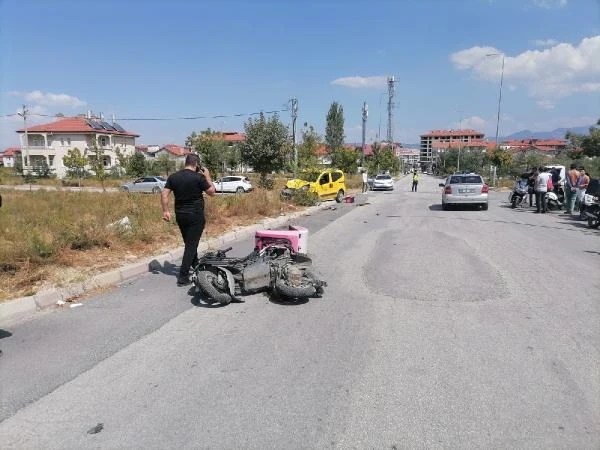 Kazada yaralanan kurye 6 gün sonra hayatını kaybetti