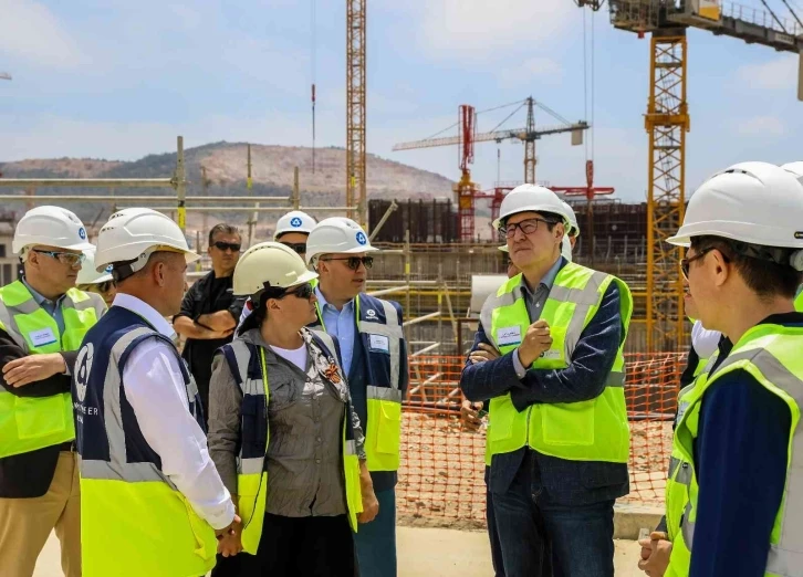 Kazakistan Enerji Bakanı Akçulakov ve beraberindeki heyet Akkuyu NGS’yi gezdi
