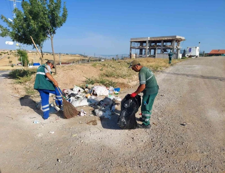 Keçiören’de mıntıka temizliği
