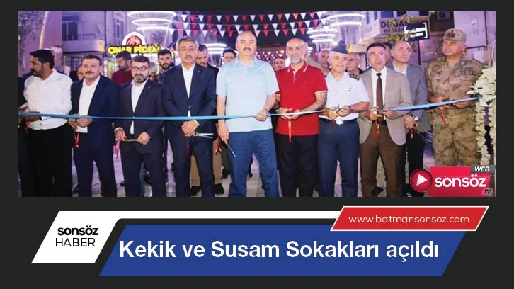 Kekik ve Susam Sokakları açıldı