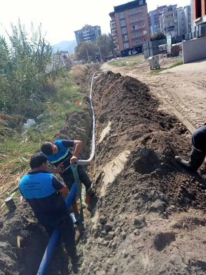 Keli Mahallesi’ndeki yeni yerleşim alanlarına içme suyu hattı
