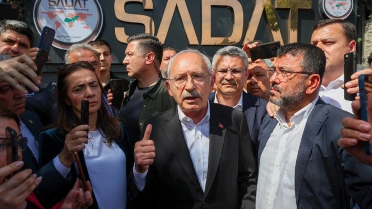 Kemal Kılıçdaroğlu'ndan sürpriz ziyaret. SADAT'ın önüne gitti