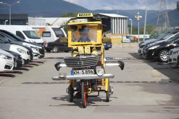 Kendi eliyle "Mercedes"ini yaptı
