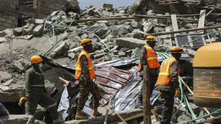 Kenya’da 6 katlı bina çöktü: 6 ölü