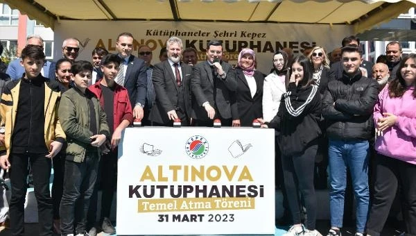 Kepez'den Altınova'ya kütüphane