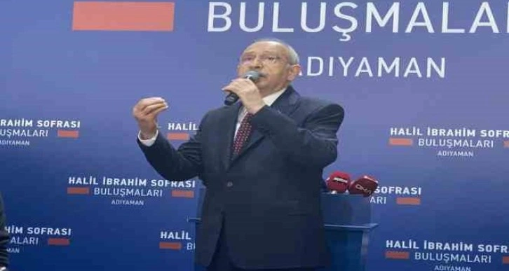 Kılıçdaroğlu, Adıyaman’da vatandaşlarla bayramlaştı