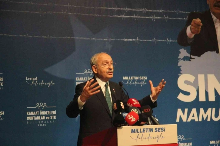 Kılıçdaroğlu, STK temsilcileri, muhtarlar ve kanaat önderleriyle buluştu
