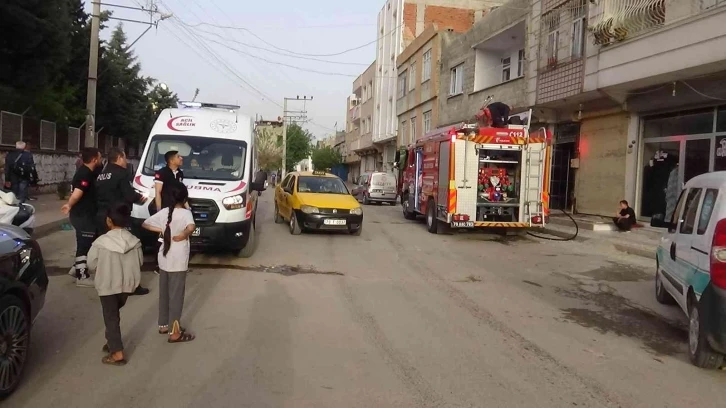 Kilis’te klima motorundan çıkan yangın korkuttu
