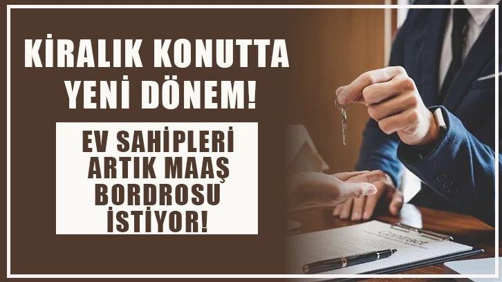 Kiralık konutta yeni dönem!