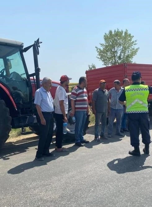 Kırklareli’nde Jandarma’nın denetimine takılan 9 araç trafikten men edildi
