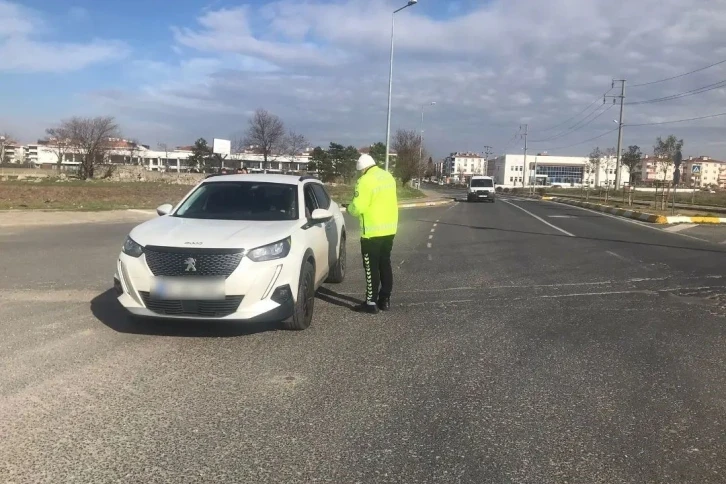 Kırklareli’nde trafik denetimi
