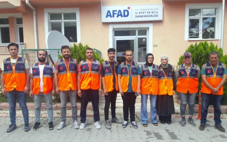 Kırşehir’den sel bölgesine 13 AFAD gönüllüsü hareket etti
