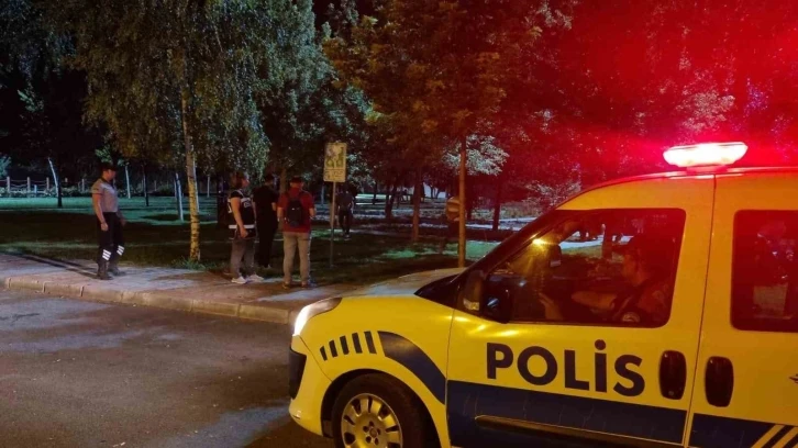 Kırşehir polisi parklarda denetim yaptı
