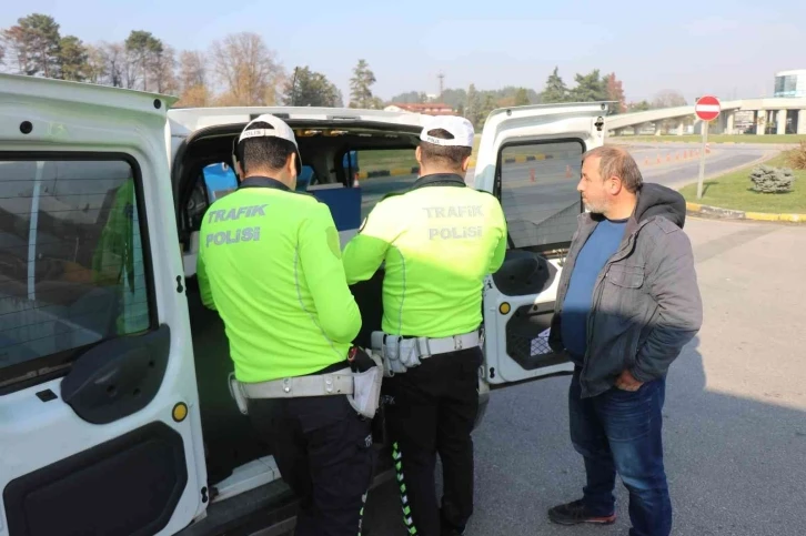 Kış lastiğinden tam not alırken muayeneden sınıfta kaldı
