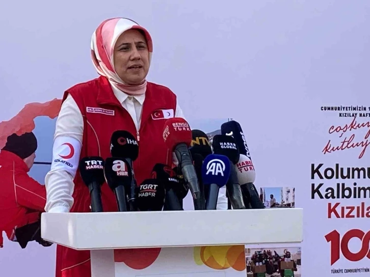 Kızılay Başkanı Yılmaz: “İnşa ettiğimiz insani lojistik deposu bombalandı”
