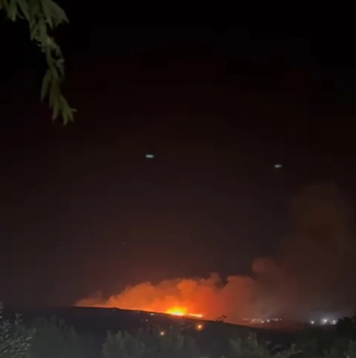  Kızılhisar bölgesinde korkutan yangın