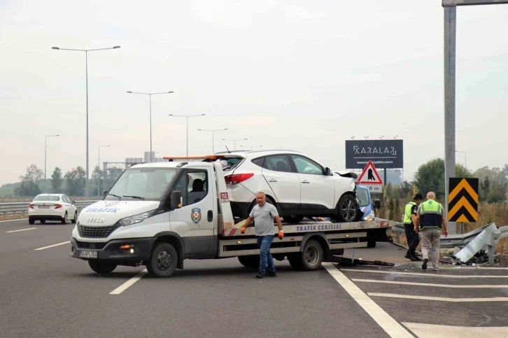 KMO’da ‘sapağı kaçırıyorum’ paniği akrabaları kazaya sürükledi: 2 yaralı
