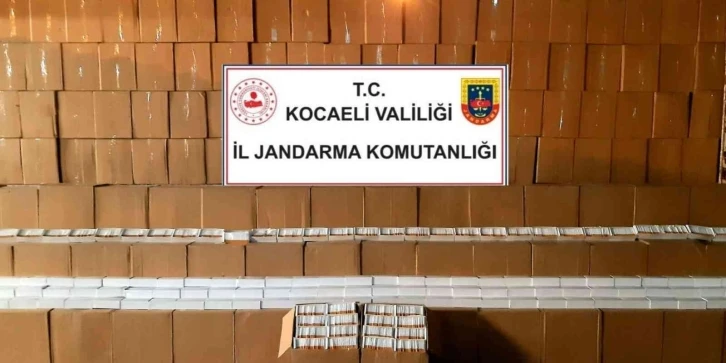 Kocaeli’de 11 milyon 580 bin adet makaron ele geçirildi
