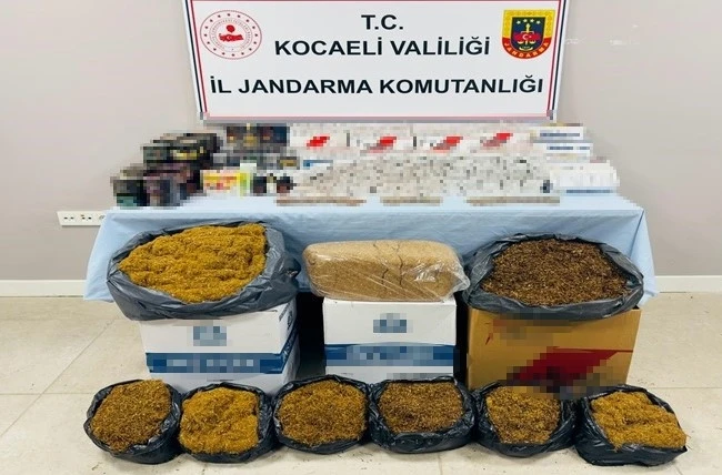 Kocaeli’de 13 bin makaron ele geçirildi
