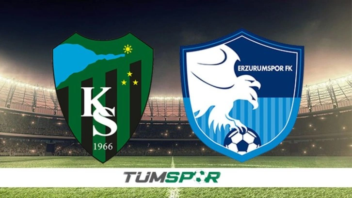 Kocaelispor - Erzurumspor hangi kanaldan izlenir? Kocaelispor - Erzurumspor maçı bugün mü?