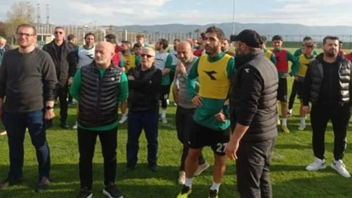 Kocaelispor antrenmanında gerginlik!