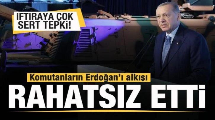 Komutanların Başkan Erdoğan'ı alkışlaması rahatsız etti