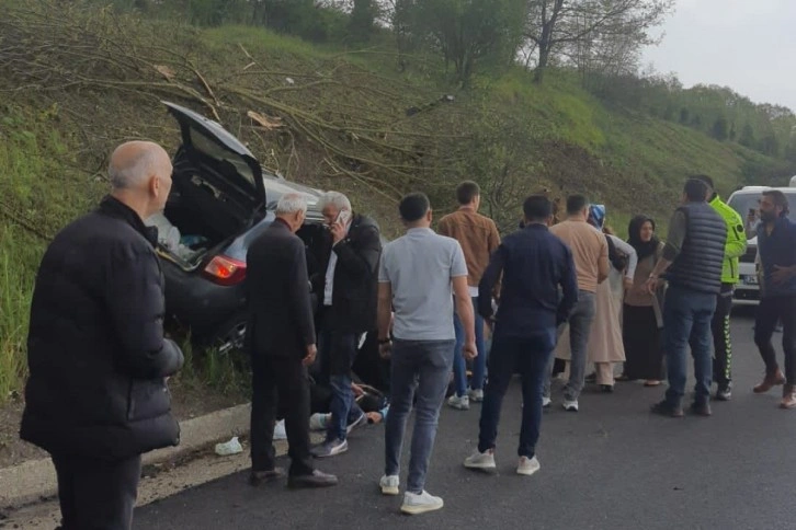 Kontrolden çıkan cip su kanalına uçtu: 3 ağır yaralı