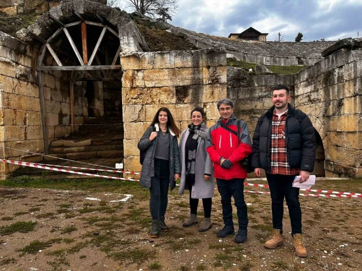 Konuralp Antik Kenti her alanında dikkat çekiyor
