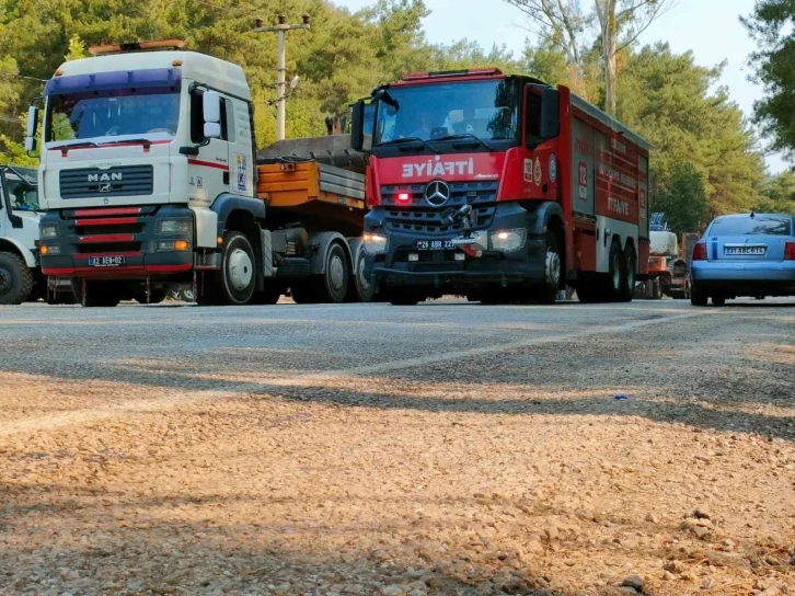 Konya Büyükşehir Marmaris’teki yangına 22 araç ve 36 personelle katkı veriyor
