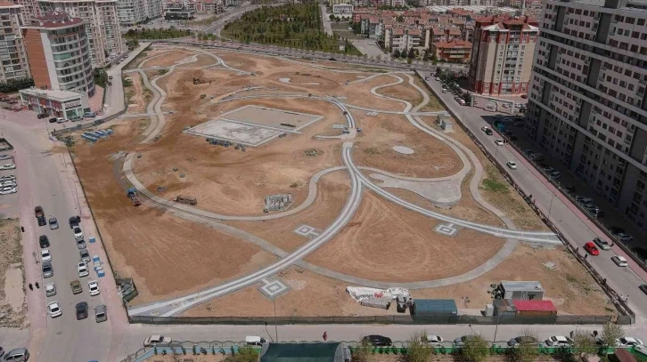 Konya Büyükşehir yeni bir park inşa ediyor
