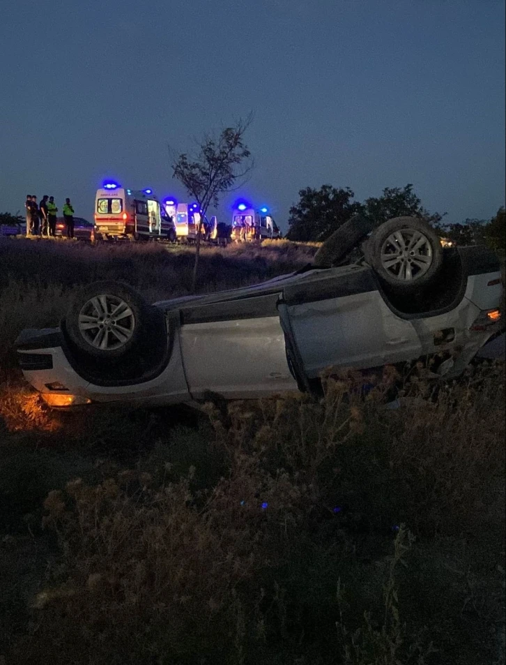 Konya’da 2 otomobil çarpıştı: 8 yaralı
