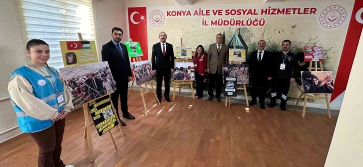 Konya’da Gazze’deki çocukların haklarına dikkat çekildi
