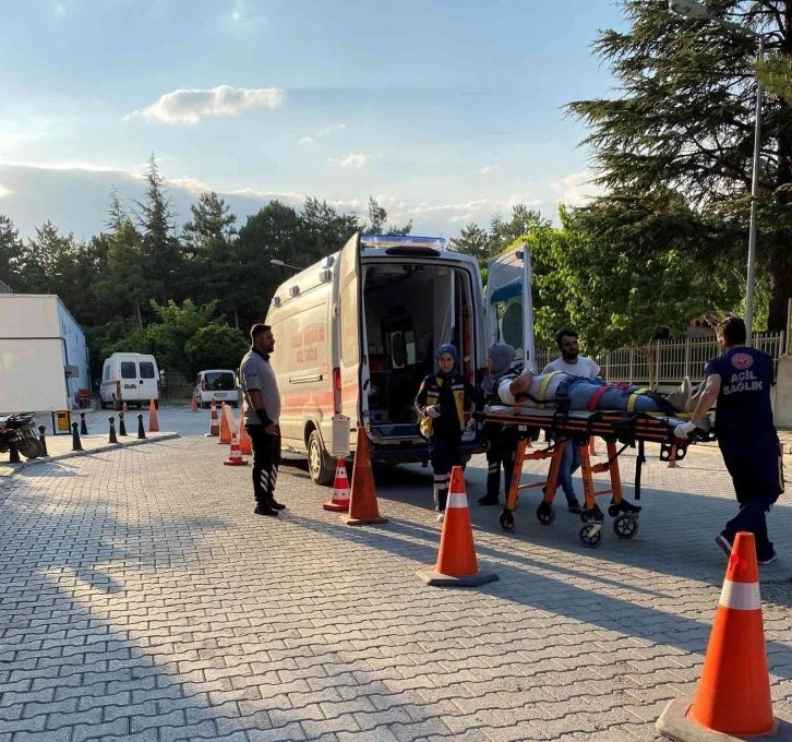 Konya’da motosiklet ile otomobil çarpıştı: 1 yaralı
