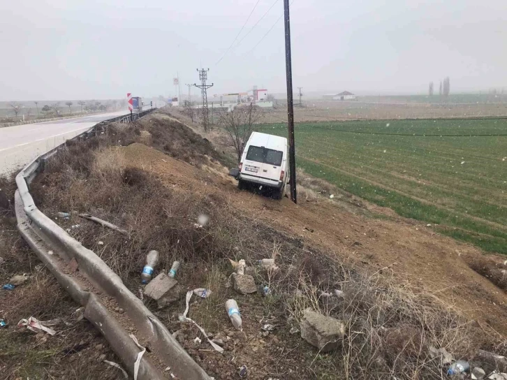 Konya’da trafik kazası: 1 yaralı
