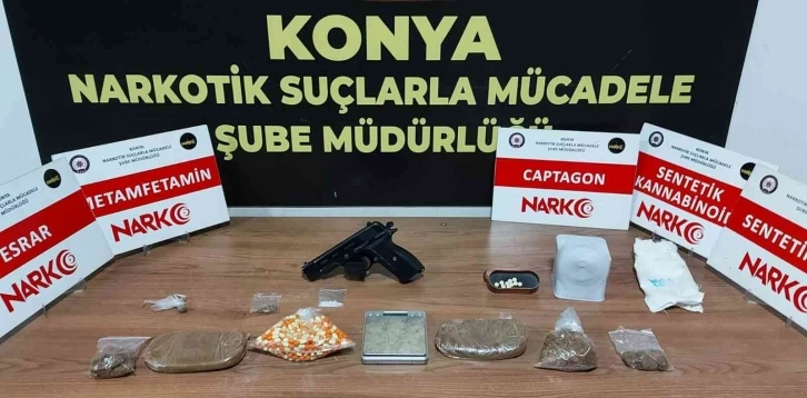 Konya’da uyuşturucu operasyonu: 13 tutuklama
