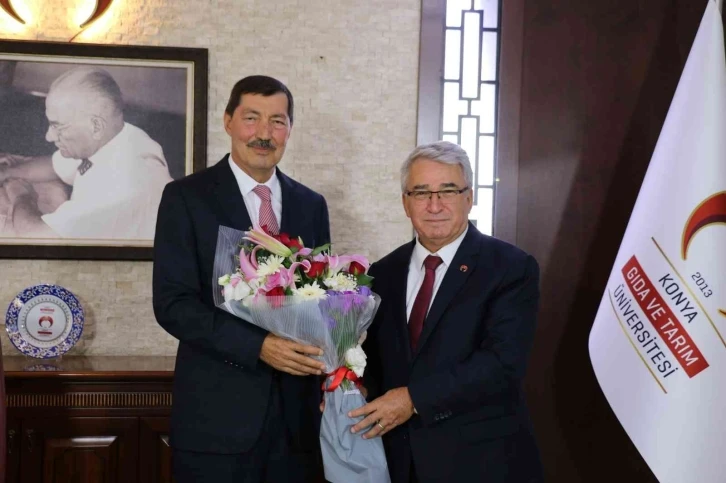 Konya Gıda ve Tarım Üniversitesi Rektörlüğünde devir teslim töreni yapıldı
