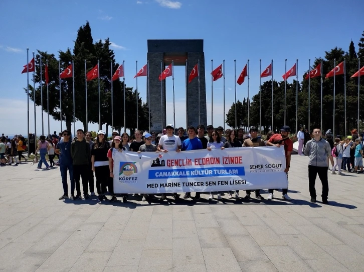 Körfezli öğrenciler Çanakkale’de
