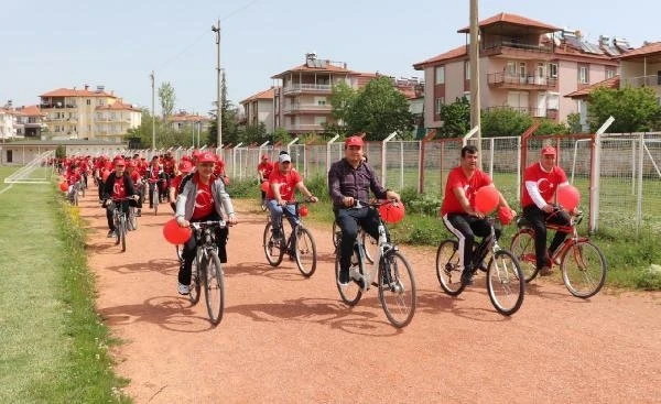 Korkuteli'de bisiklet turu