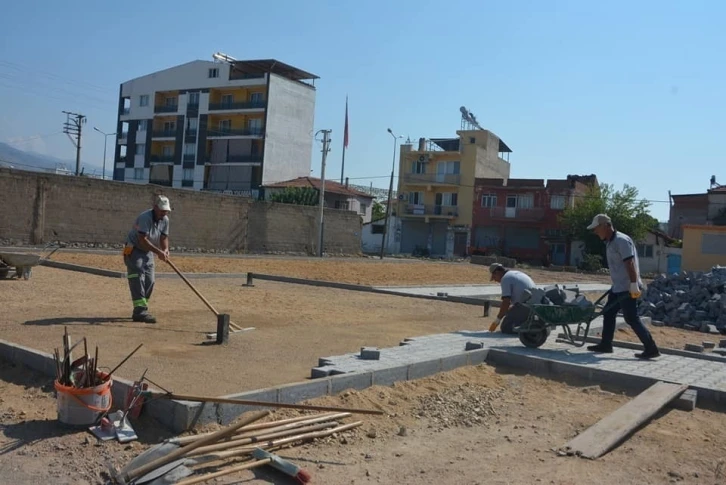 Köşk’te yeşil alanlar yükleniyor
