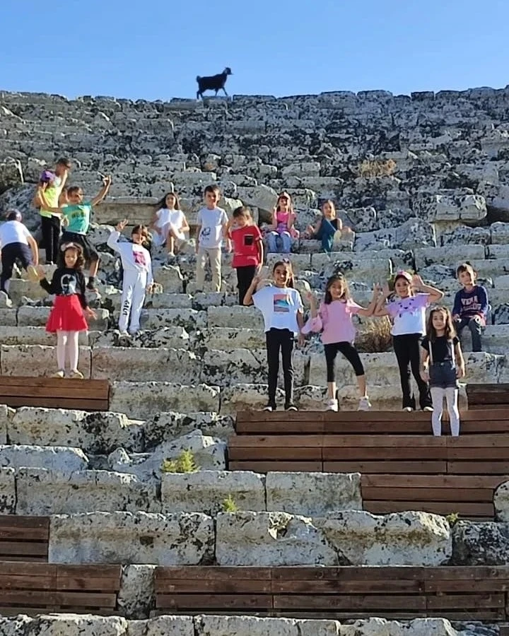 Köyceğiz Beyobası İlkokulu Kaunos’u gezdi
