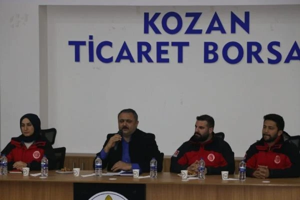 Kozan'da afet farkındalık eğitimi