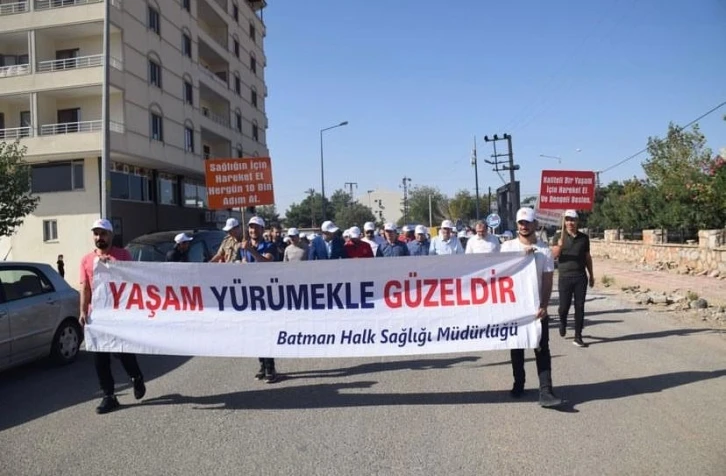 Kozluk’ta "Dünya Yürüyüş Günü" etkinliği düzenlendi
